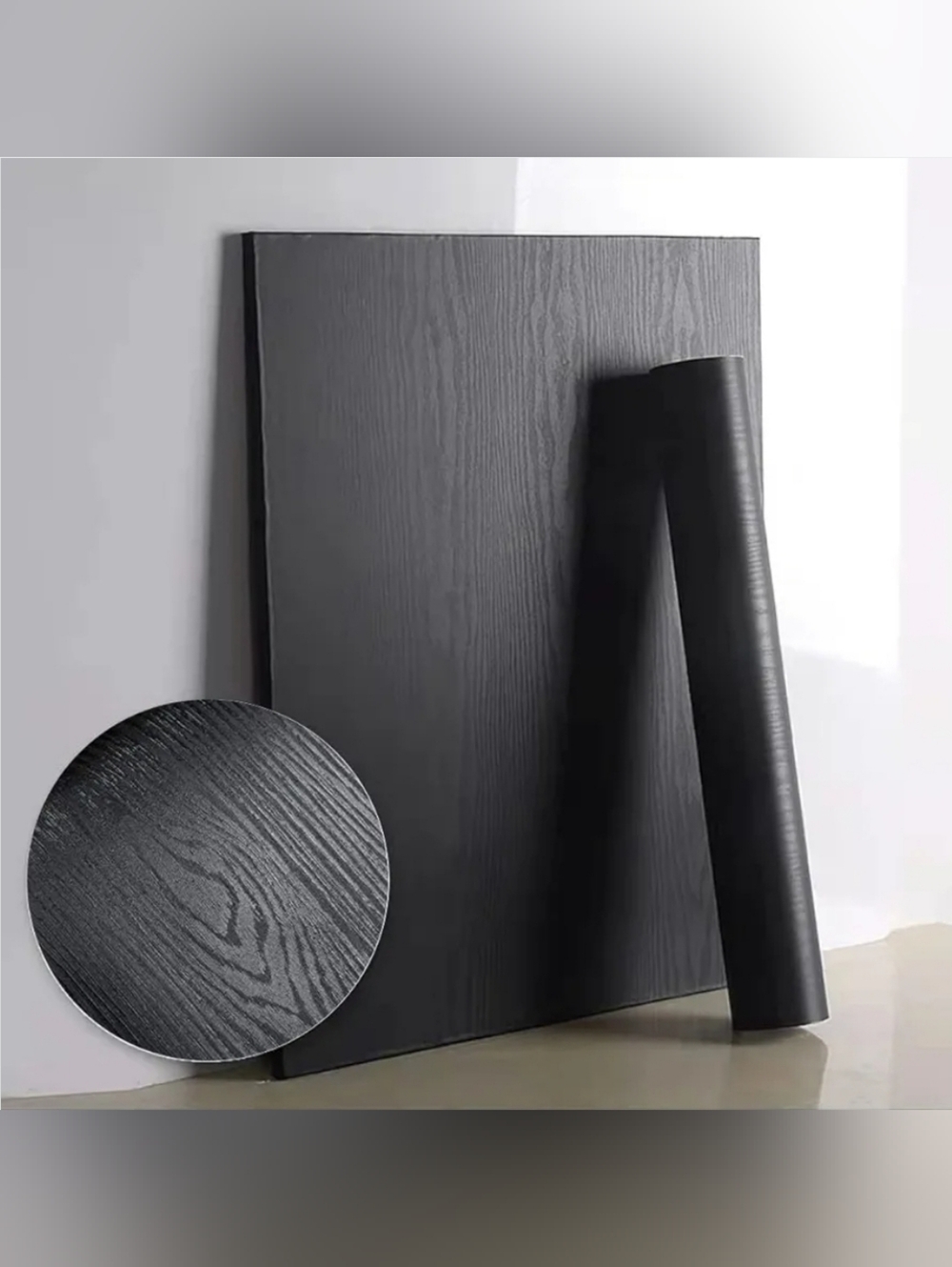 Black Walnut Peel Stick Wallpaper Wood 15.7"x118" | 2 Rolls Self Adhesive